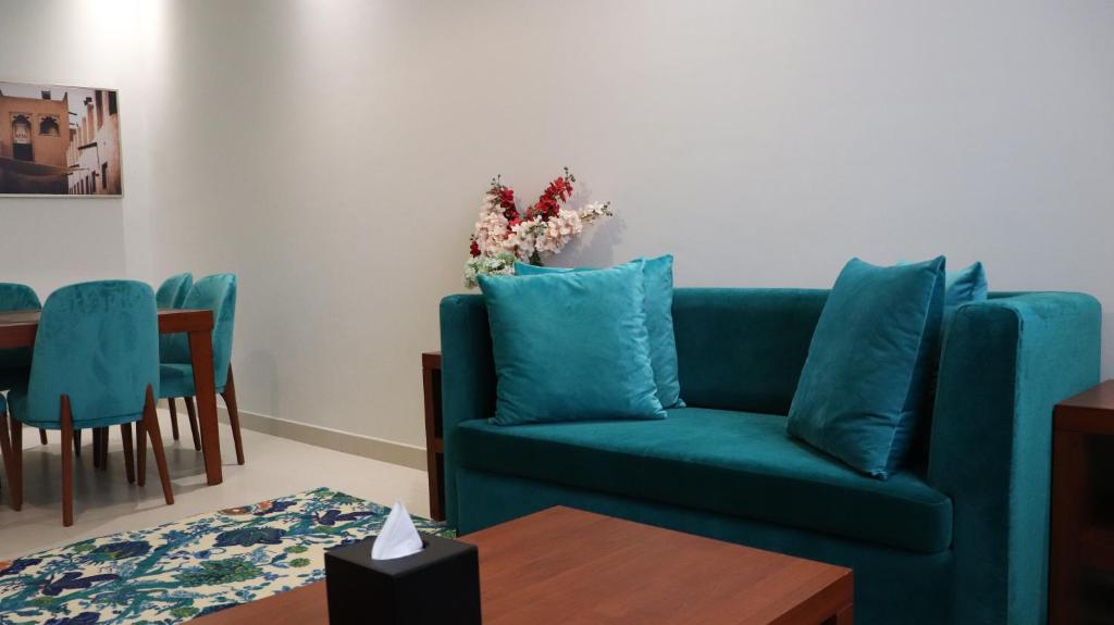 Posezení v ubytování Al Riyadh Hotel Apartments