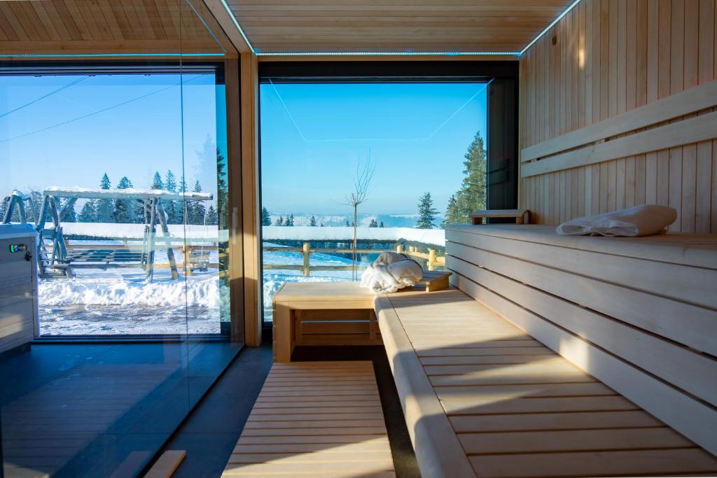 Balkón alebo terasa v ubytovaní Royal Apartments & Spa Zakopane-Cyrhla
