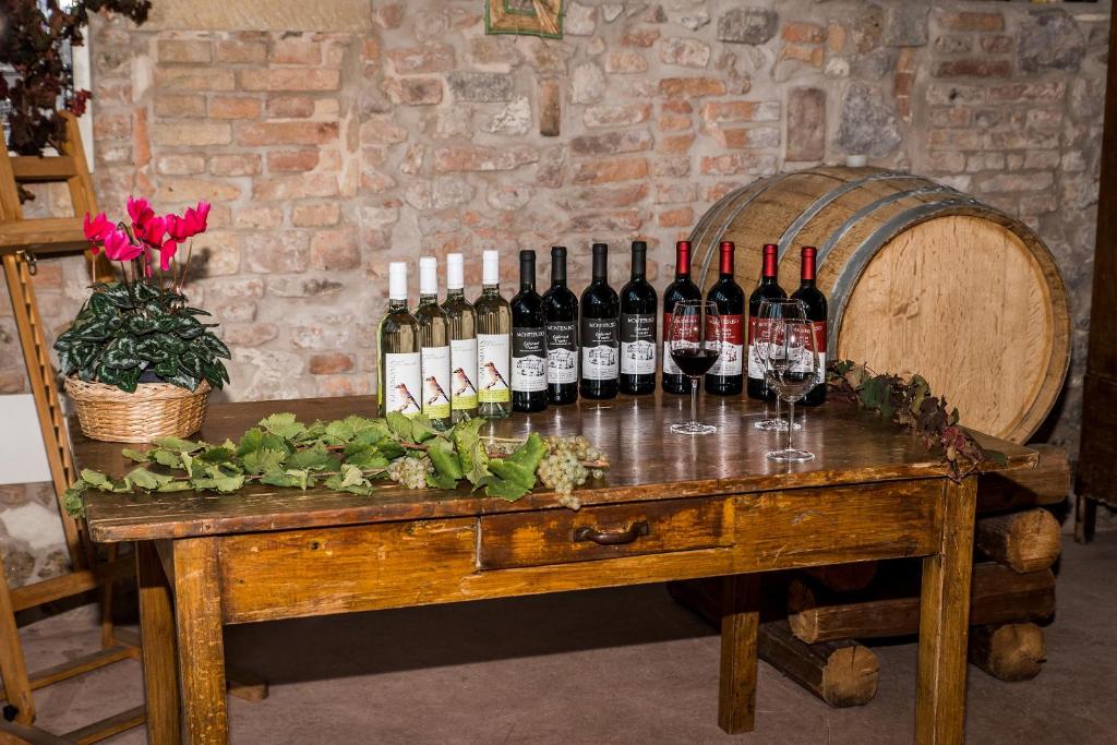 Nápoje v ubytování Agriturismo Alba