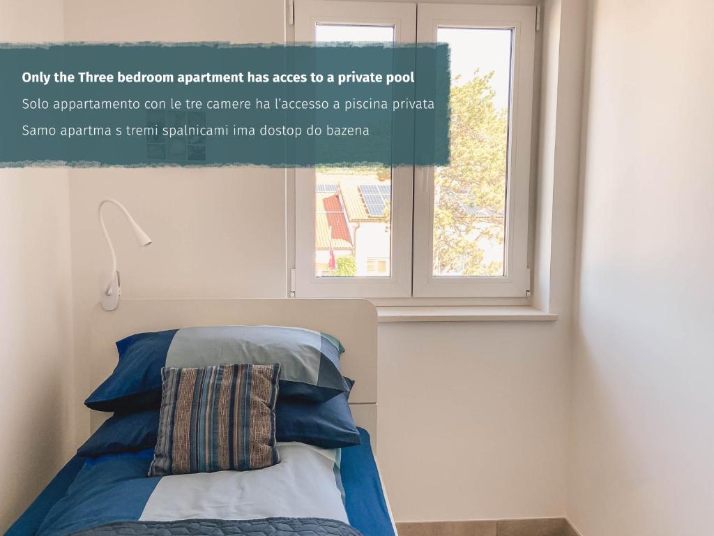 Postel nebo postele na pokoji v ubytování Salinea Apartments