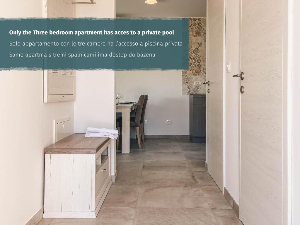 Kuchyň nebo kuchyňský kout v ubytování Salinea Apartments