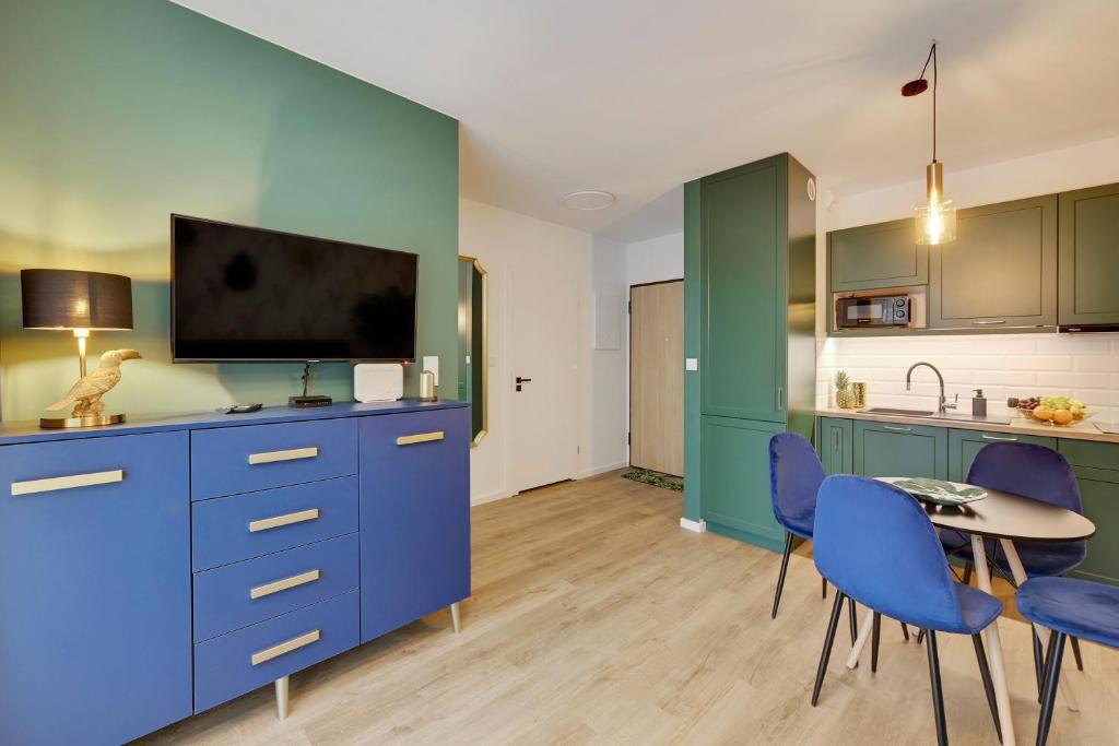 Kuchyňa alebo kuchynka v ubytovaní Anchor Apartments JUNGLA