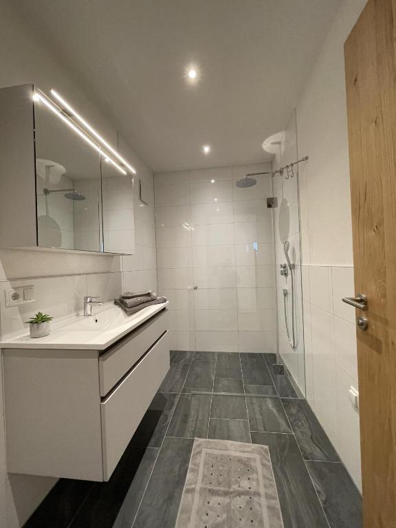 Koupelna v ubytování Appartement Mona