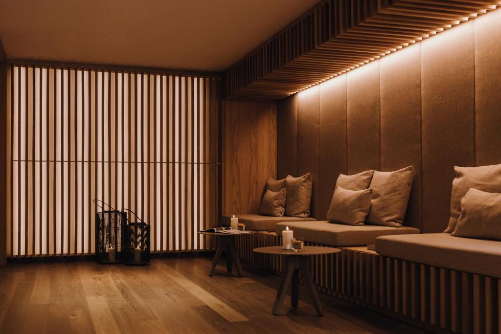Posezení v ubytování Parkhotel Egerner Höfe