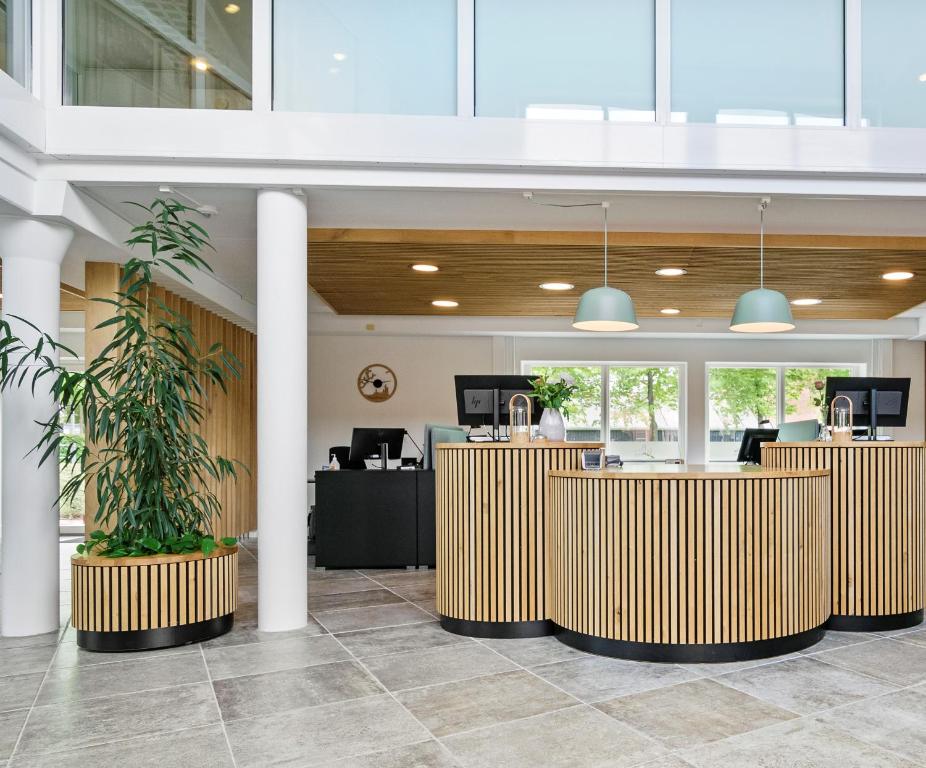 Vstupní hala nebo recepce v ubytování Ribe Byferie Resort