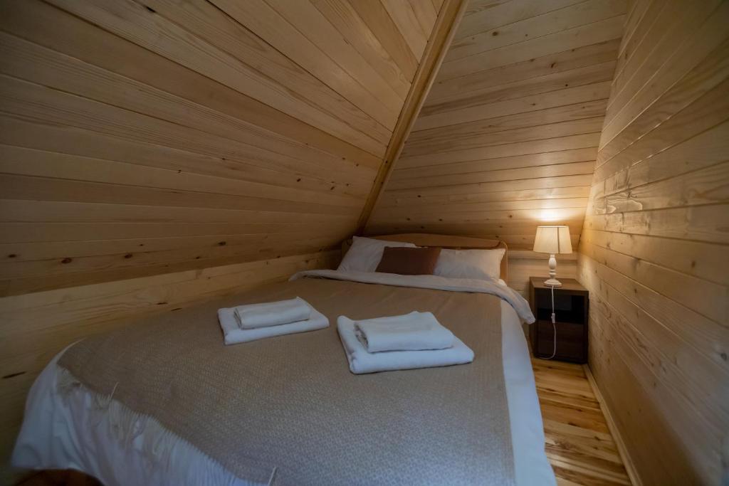 Postel nebo postele na pokoji v ubytování Rankovi konaci
