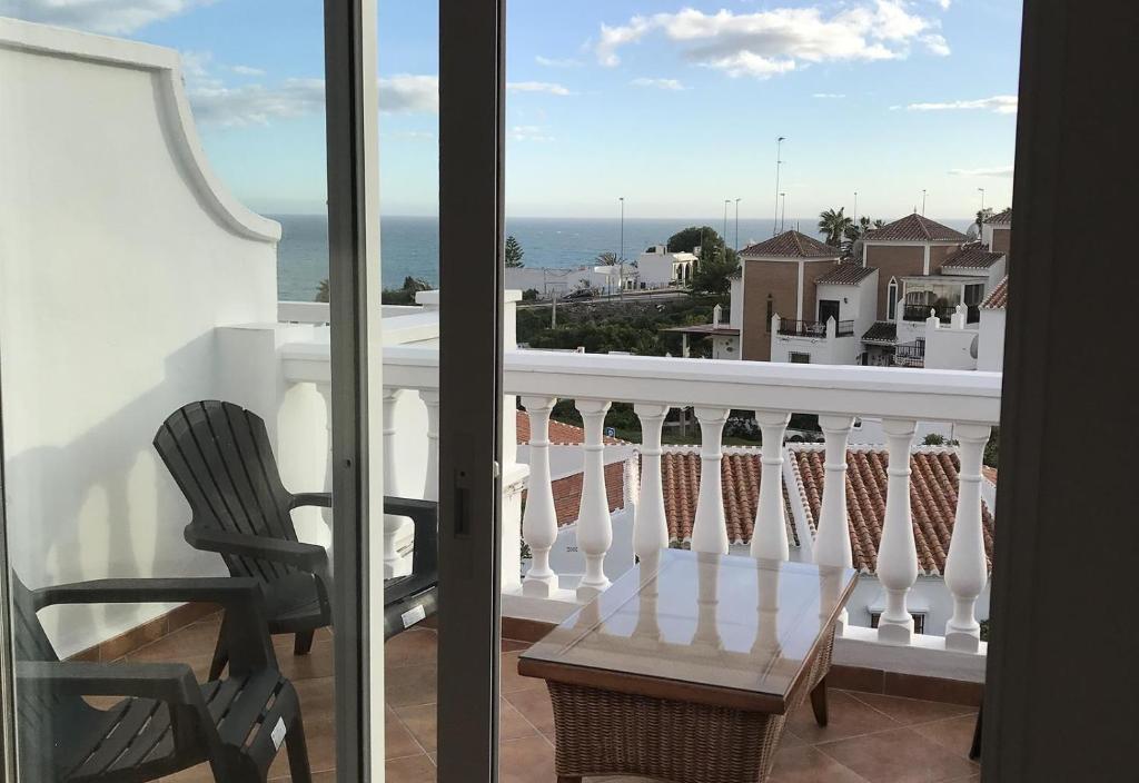 Balkón alebo terasa v ubytovaní Townhouse with Sea View