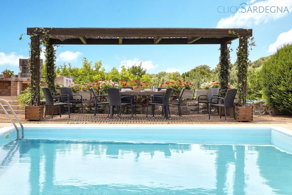 The swimming pool at or close to ClickSardegna Villa Emanuel ad Alghero con Vista mare spettacolare, piscina indipendente per 8 persone