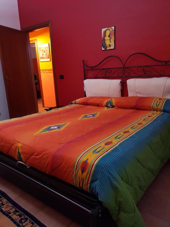 Ein Bett oder Betten in einem Zimmer der Unterkunft A casa di Maria