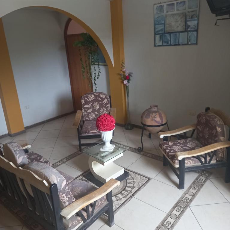 Posezení v ubytování Hostal Luren