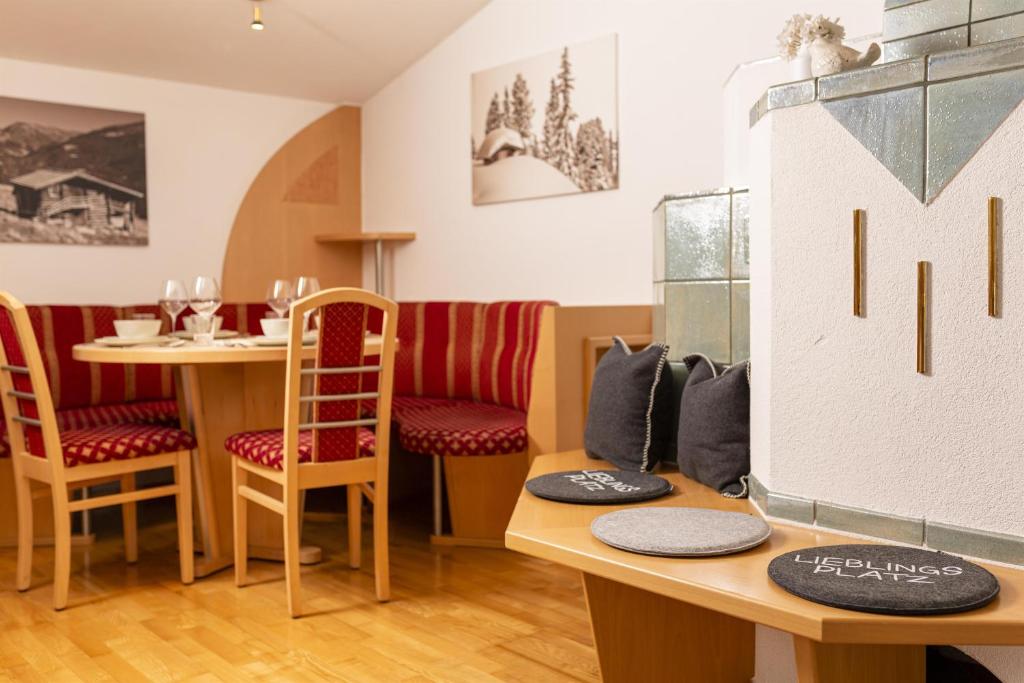 Posezení v ubytování Haus Jochler