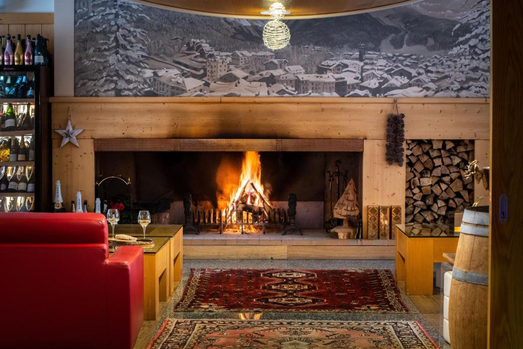 Posezení v ubytování Hotel Garni Pegrà