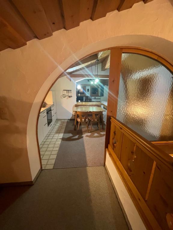 Kuchyň nebo kuchyňský kout v ubytování Ferienhaus Larinmos