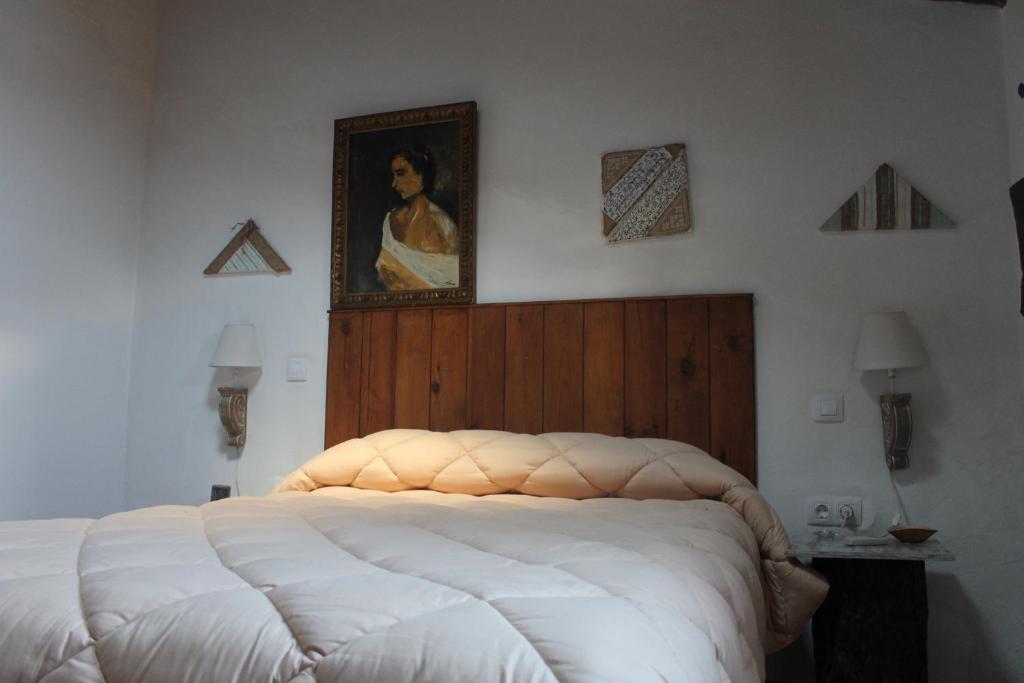 Posteľ alebo postele v izbe v ubytovaní Casa Rural La Coscoja
