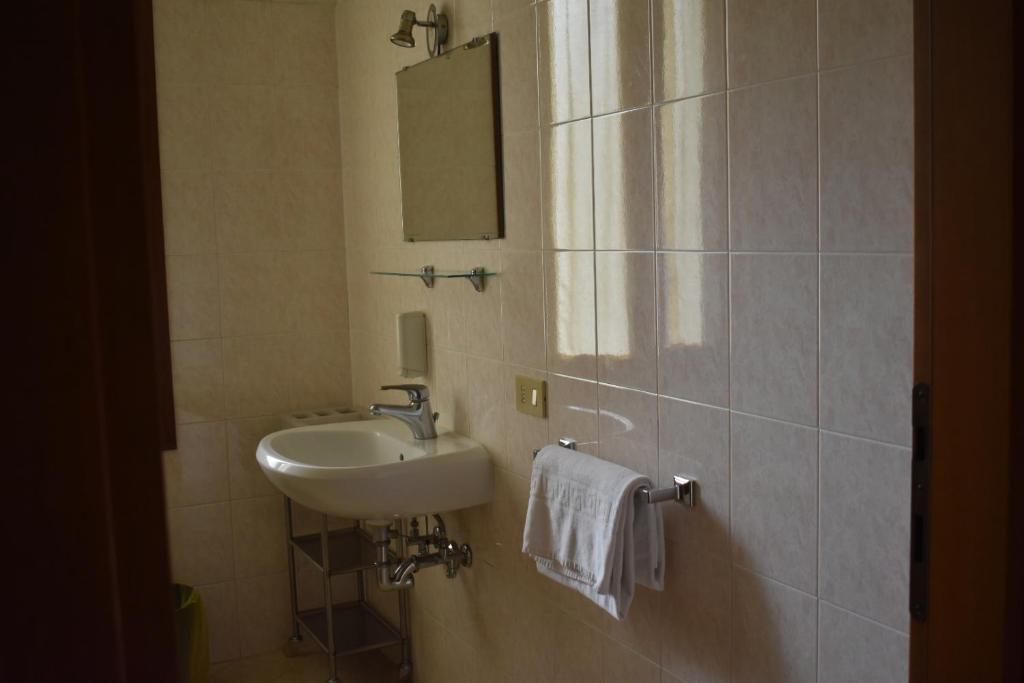 Koupelna v ubytování Nuova Locanda Belvedere
