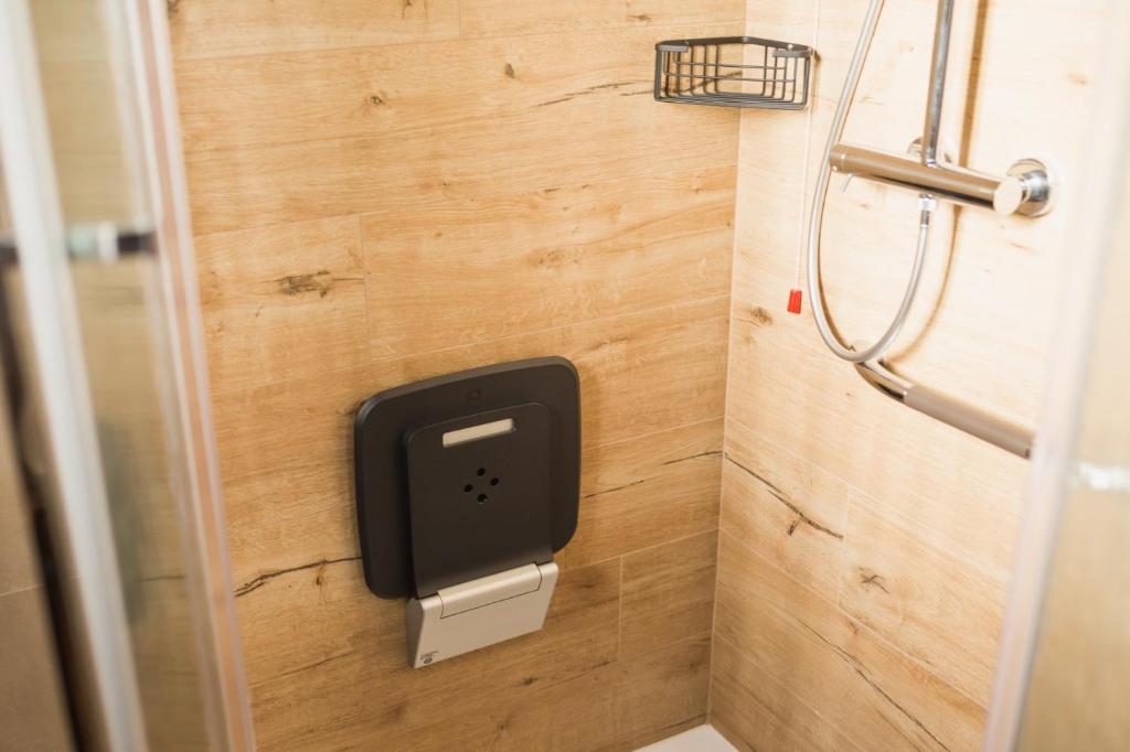 A bathroom at Corte Mira