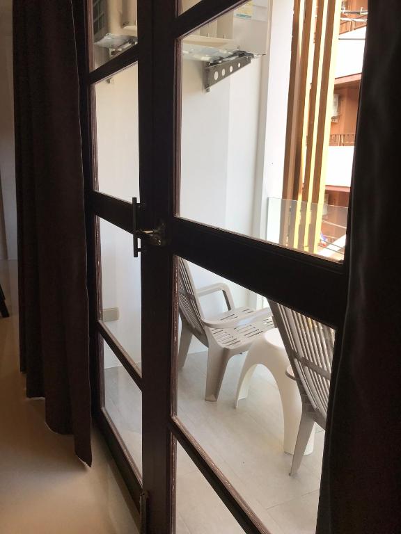Balkón nebo terasa v ubytování Litera Hostel