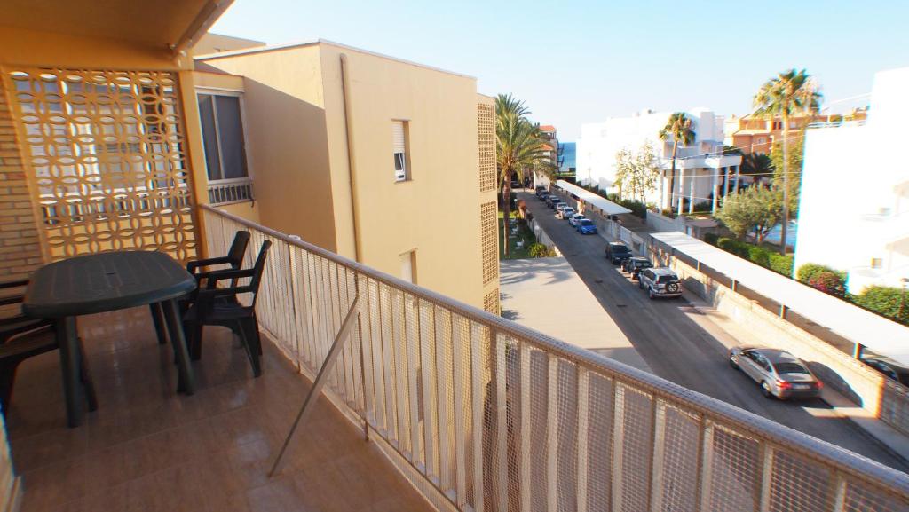 Balkón alebo terasa v ubytovaní Los Angeles Denia