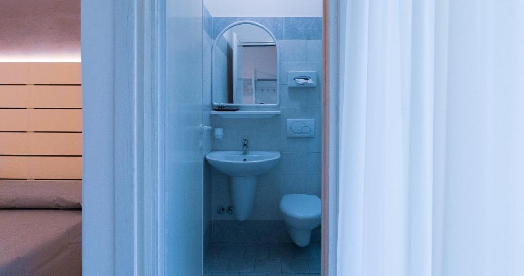 Koupelna v ubytování Hotel Alfonsina