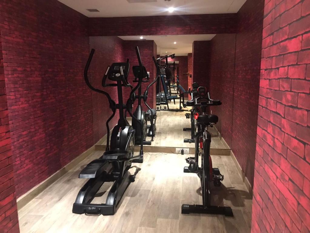Fitness centrum a/nebo fitness zařízení v ubytování The Zion Shimla