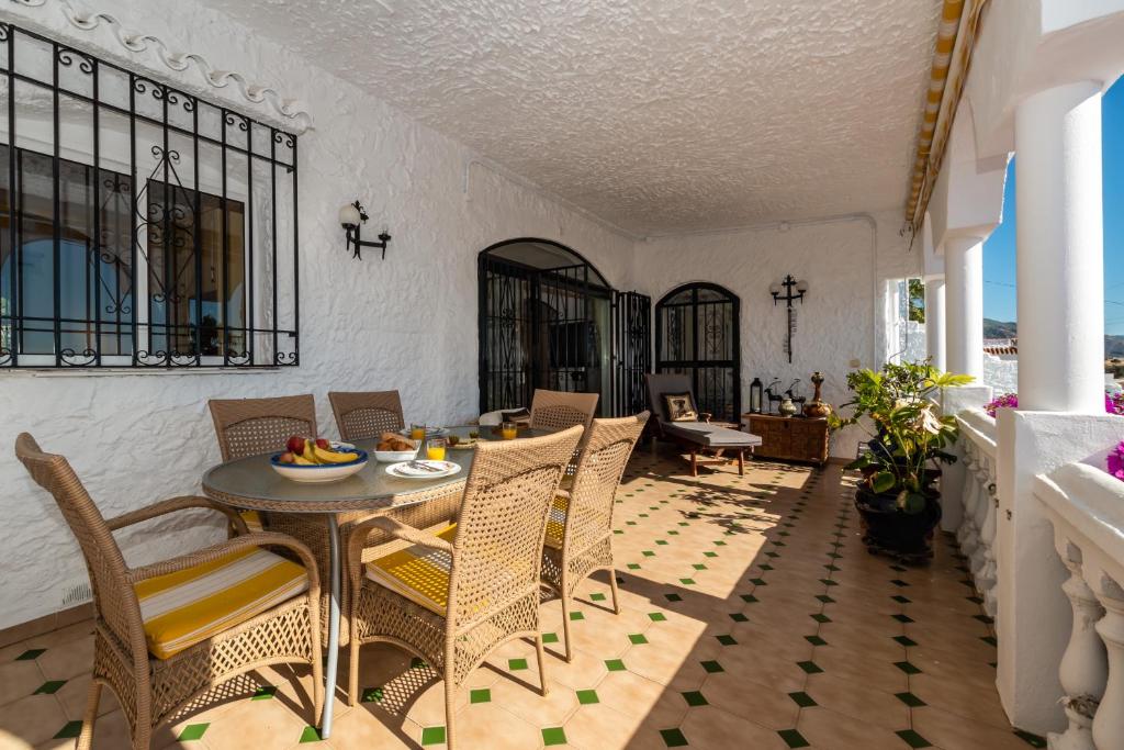 Balkón nebo terasa v ubytování Las Lilas, Nerja