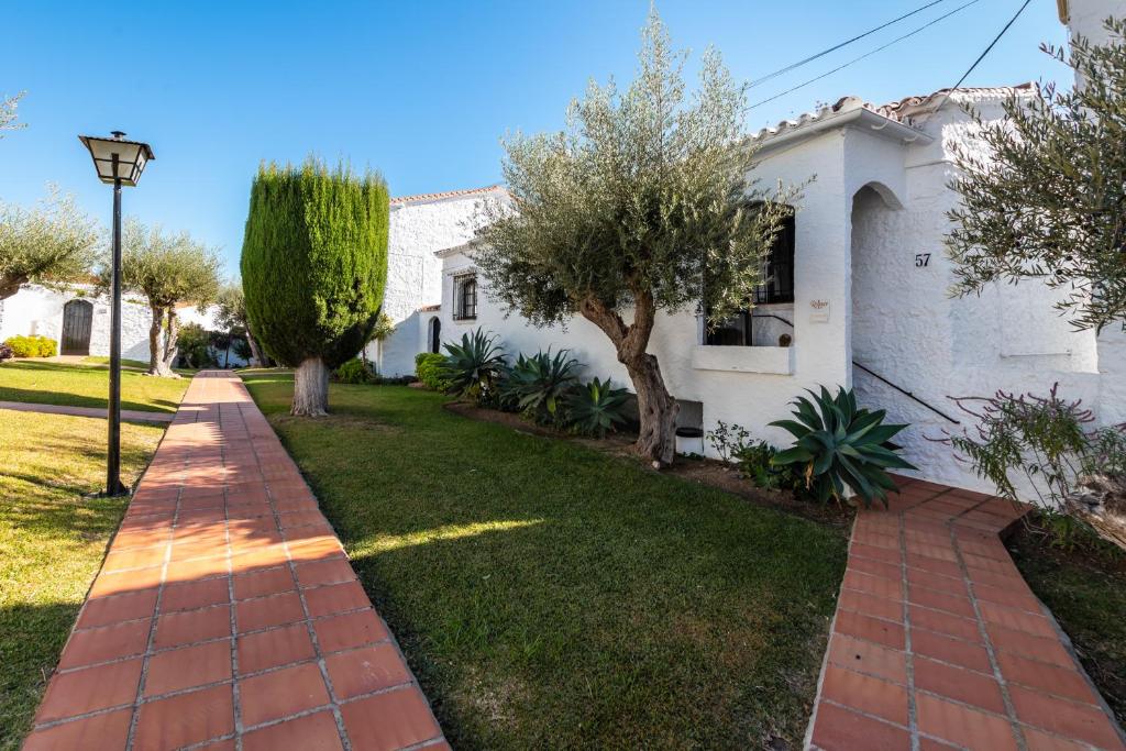 Zahrada ubytování Las Lilas, Nerja
