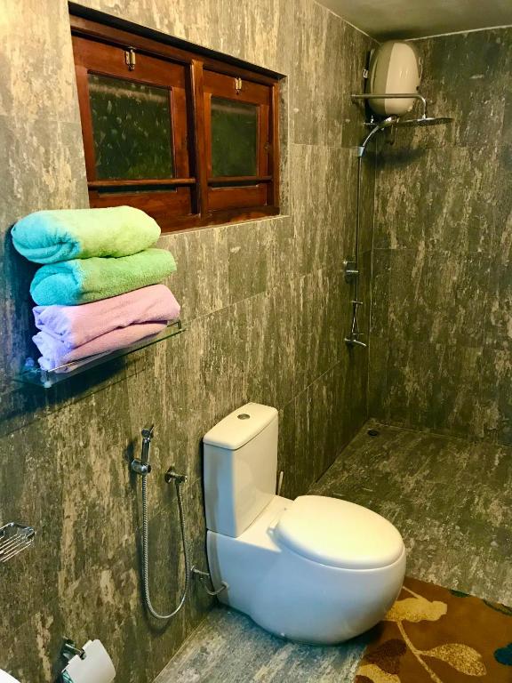 Koupelna v ubytování Talalla Leisure