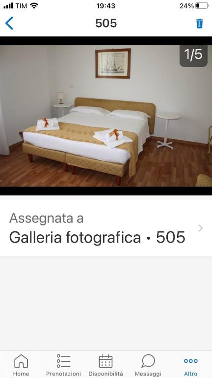 Posteľ alebo postele v izbe v ubytovaní Residence Ancona
