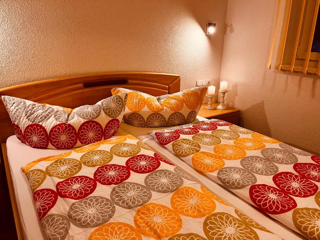 Posteľ alebo postele v izbe v ubytovaní Ferienwohnung Petter
