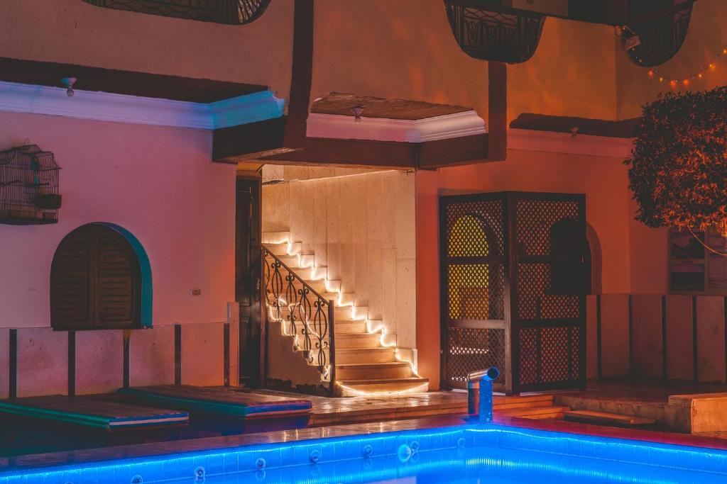 Bazén v ubytování Dahab Plaza Hotel nebo v jeho okolí