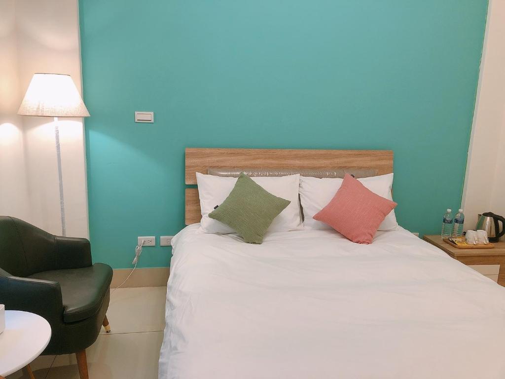 Postel nebo postele na pokoji v ubytování SleepOrNo