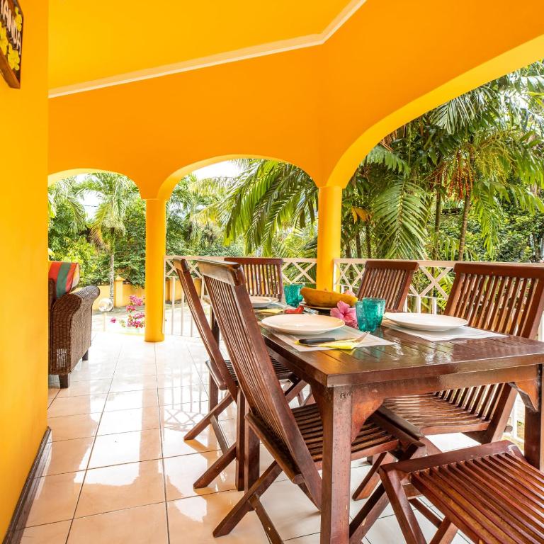 Zahrada ubytování Beau Vallon Residence