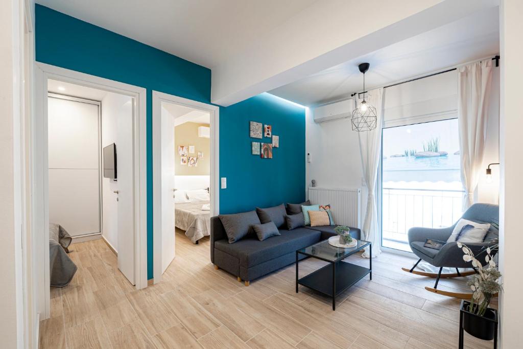 Posedenie v ubytovaní Calliope Apartment