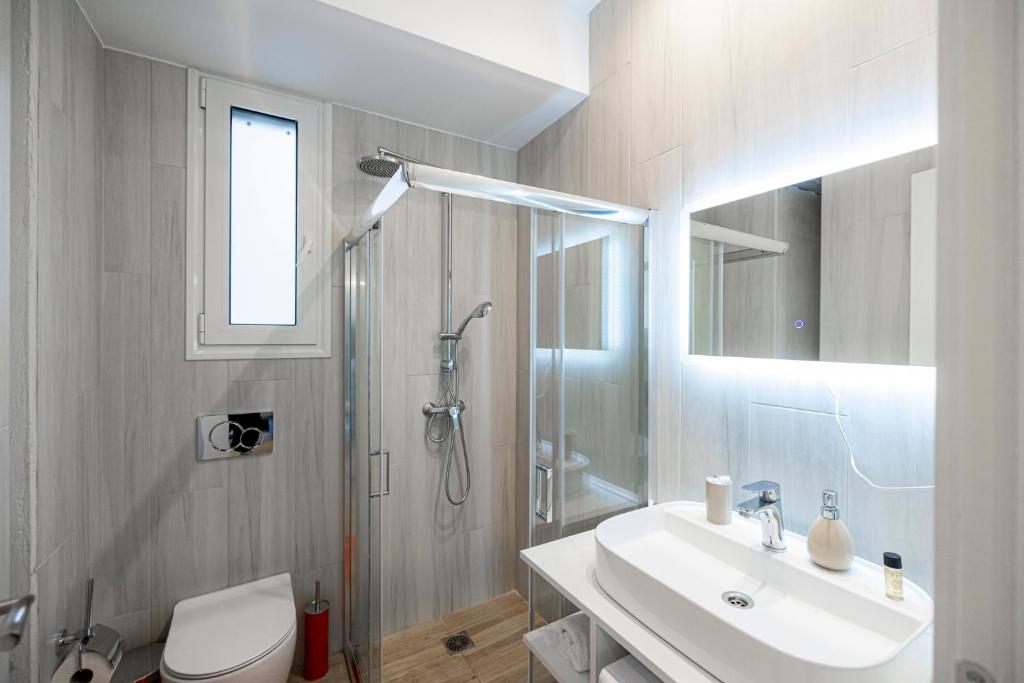 Kúpeľňa v ubytovaní Calliope Apartment