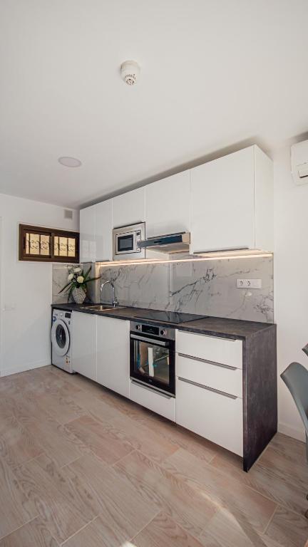 Kuchyňa alebo kuchynka v ubytovaní Don Quijote Apartment