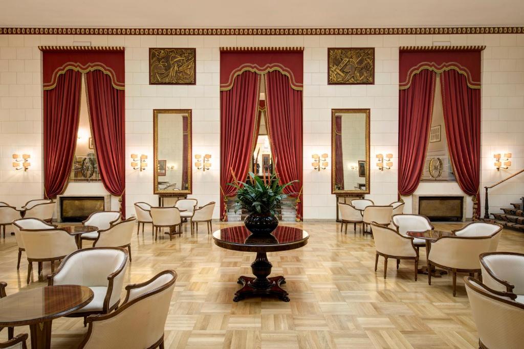 Posezení v ubytování Hotel Quirinale