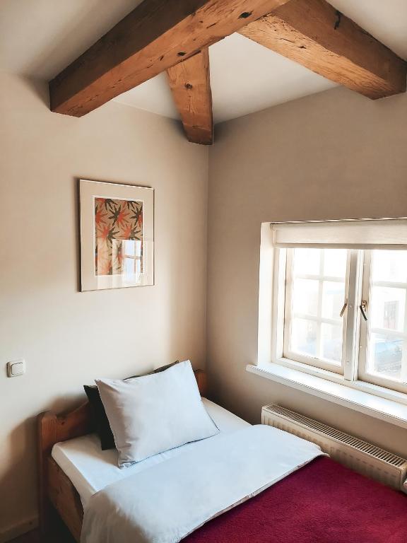 Postel nebo postele na pokoji v ubytování Kupfernams