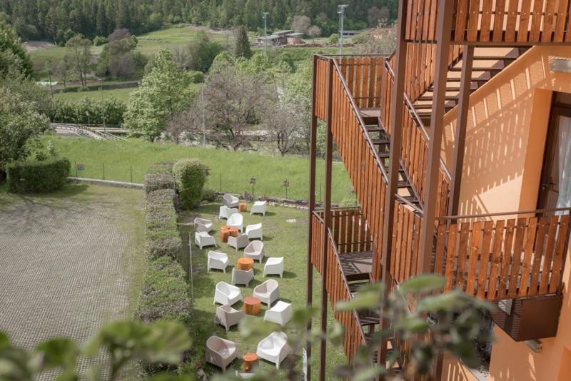 Balkón nebo terasa v ubytování Garni Le Prealpi