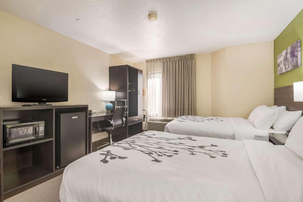 Sleep Inn Wytheville I-77 and I-81 - Quarto Duplo Com 2 Camas De Casal - Não Fumantes