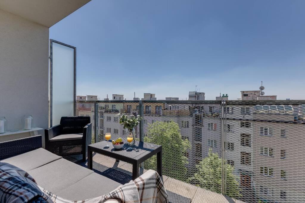 Balkon lub taras w obiekcie JT's Apartments Korunní str.