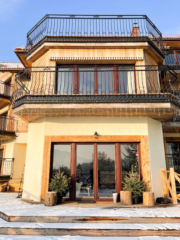 Budova, v ktorej sa apartmánový hotel nachádza