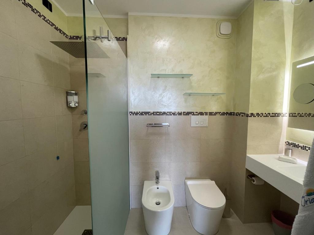 Kúpeľňa v ubytovaní Appartamento B&B Orizzonti