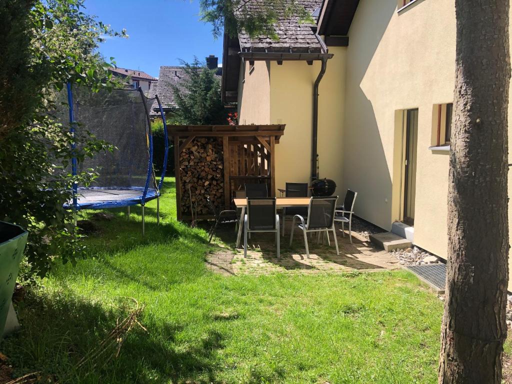 Zahrada ubytování Chalet Ruestel