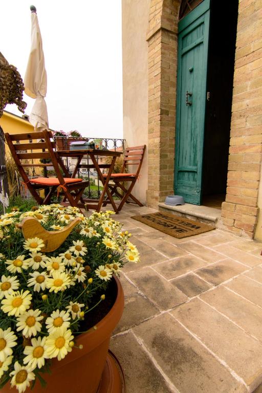 Patio nebo venkovní prostory v ubytování Appartamento Palma