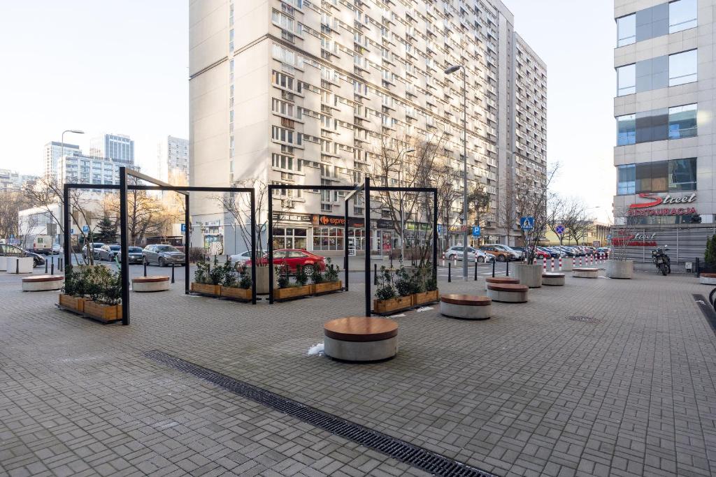 Budynek, w którym mieści się apartament