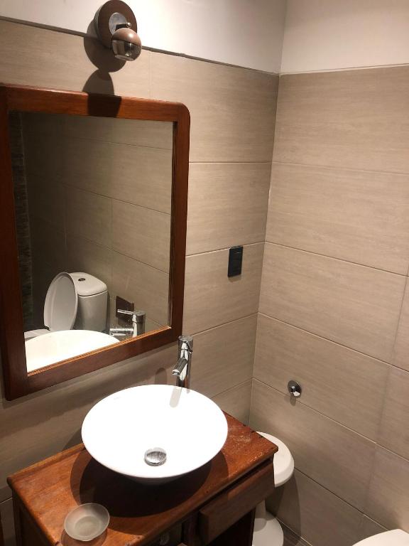 Koupelna v ubytování Wiener Haus Hotel