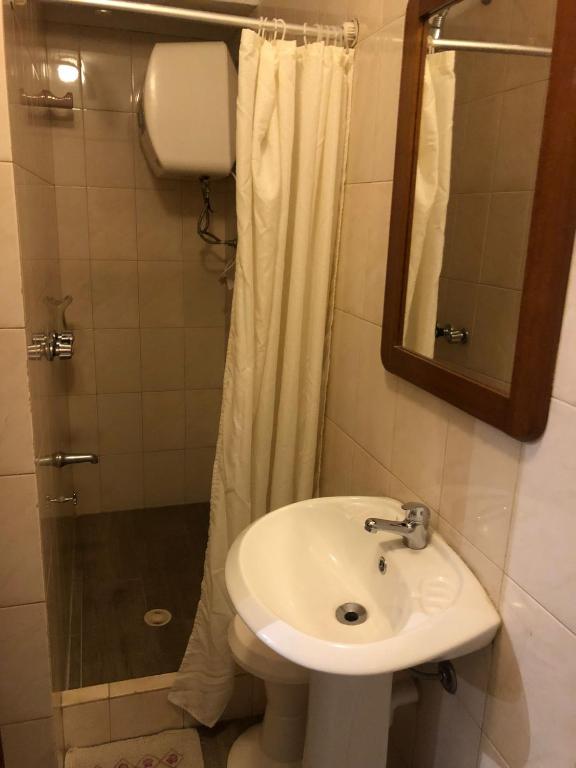 Koupelna v ubytování Wiener Haus Hotel
