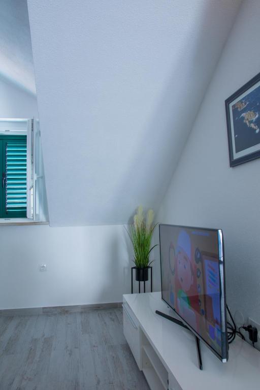 TV a/nebo společenská místnost v ubytování Apartment Ma_Lu