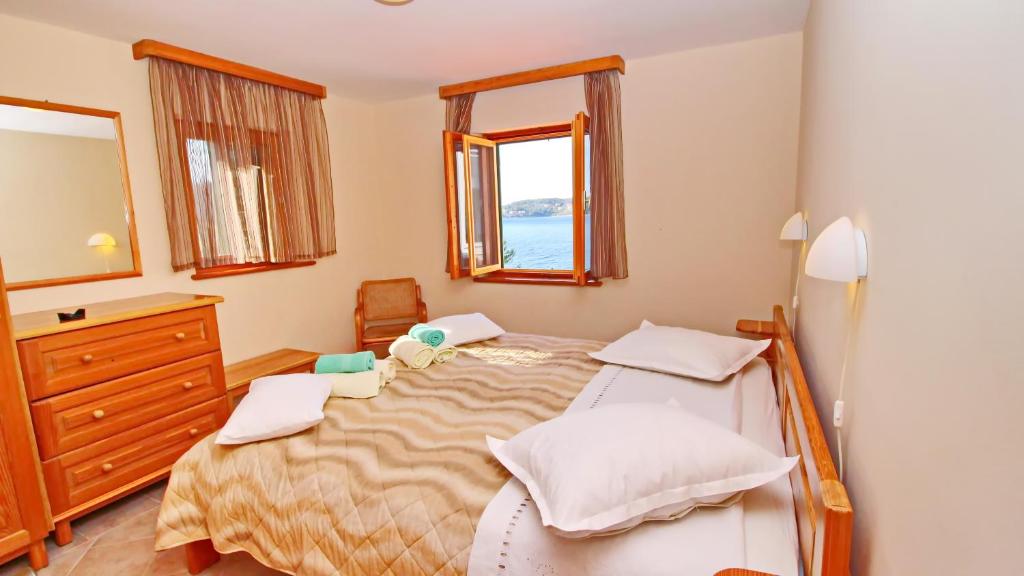 Posteľ alebo postele v izbe v ubytovaní Vacation House Katica