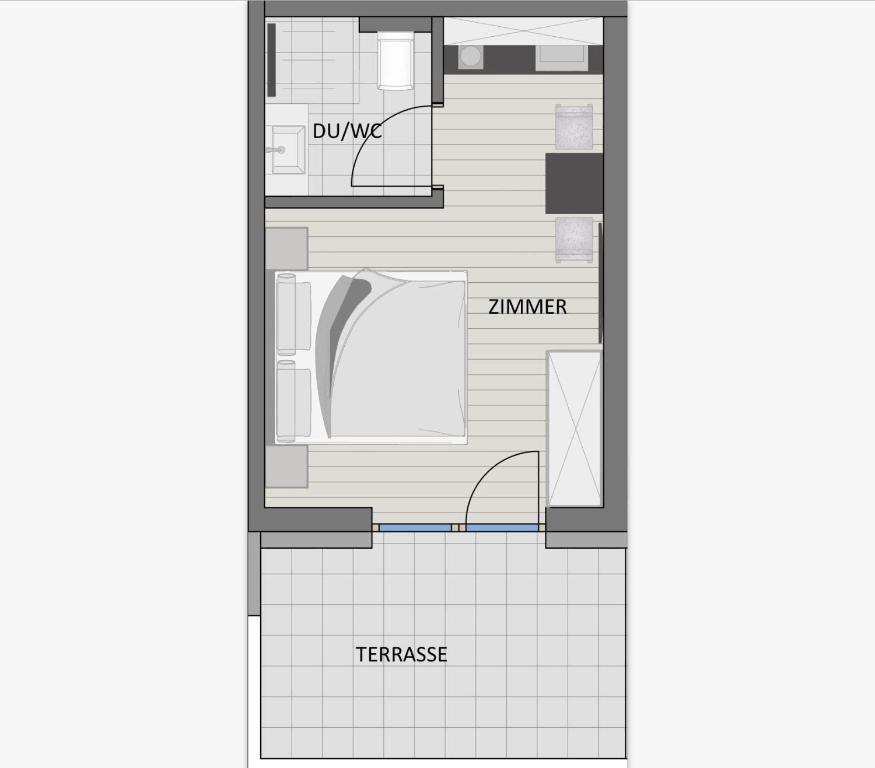 Půdorys ubytování Seereith Apartments